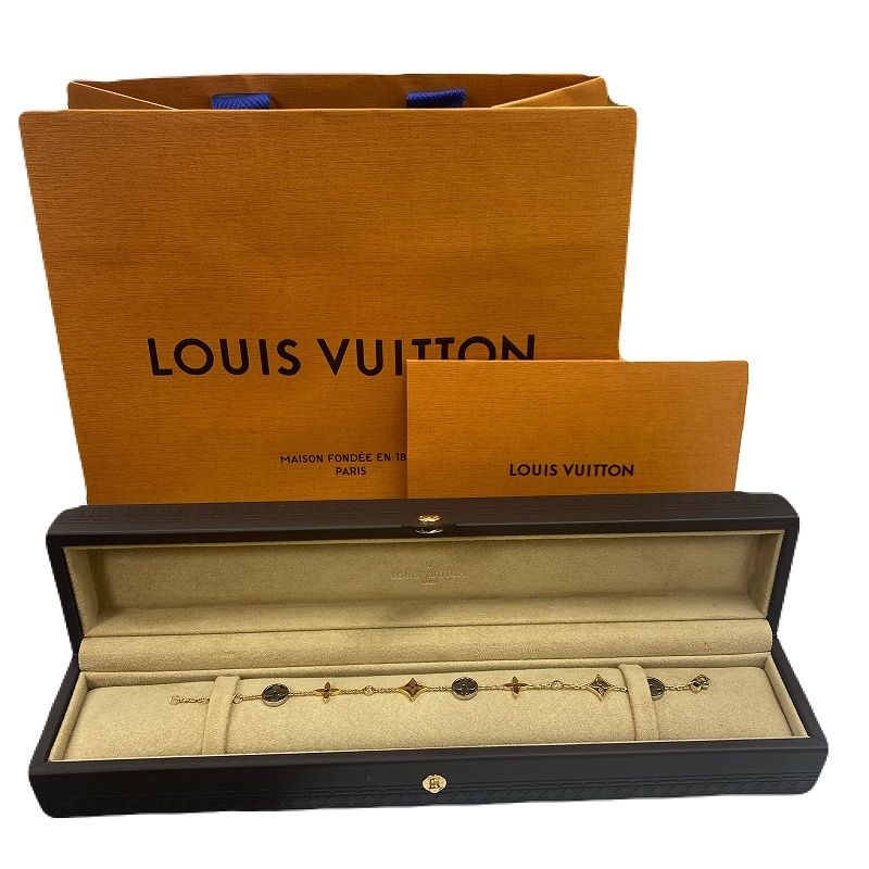 ルイヴィトン(Louis Vuitton) Au750 イディール・ブラスレ Q95286 ダイヤモンド2P 7.2g 直営店にて破損修理済 【中古】 JA-18968