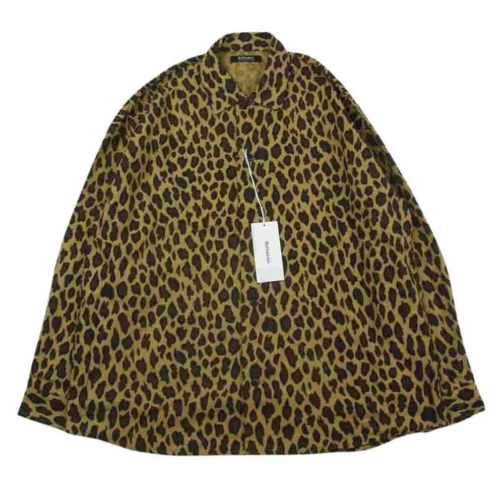 ROTTWEILER ロットワイラー 23AW RW23A0211 R9 LEOPARD SHIRT レオパード シャツ 長袖 ブラウン系 M【中古】  - メルカリ