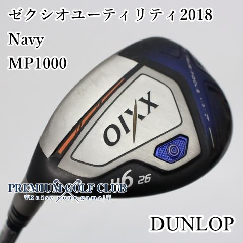 左用！【中古】[Cランク] レフティーユーティリティ ダンロップ ゼクシオユーティリティ2018 Navy　MP1000(R) H6(26度)　[3672]