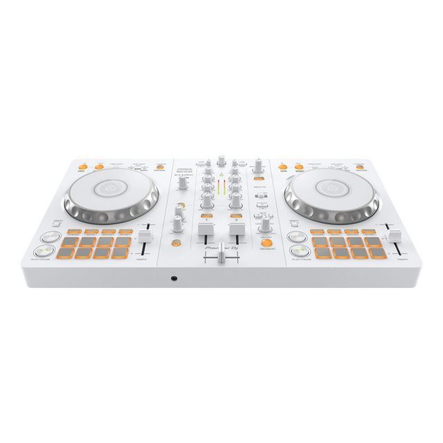 Pioneer DJコントローラー DDJ-FLX4-W (ホワイト) ＋ ダストカバー付き