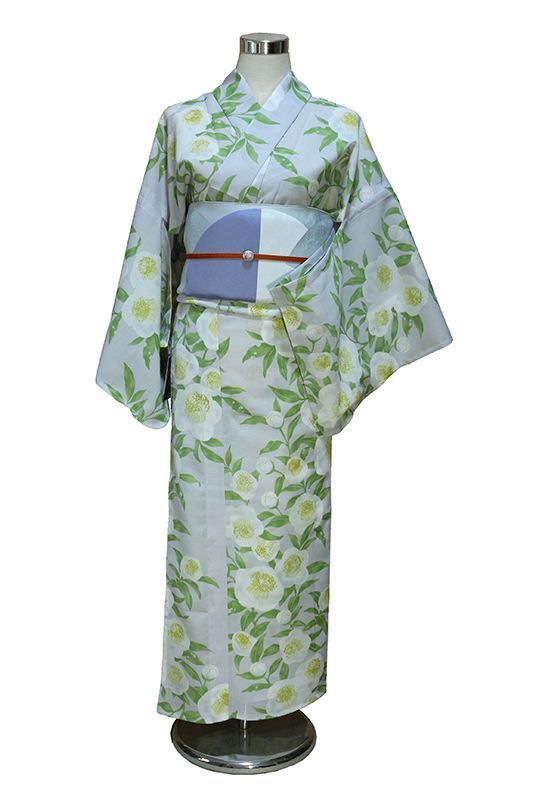 撫松庵 ゆかた 茶の香 ウスグレー