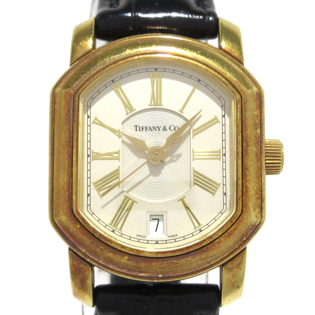 TIFFANY&Co.(ティファニー) 腕時計 マーククーペ レディース K18YG/裏  