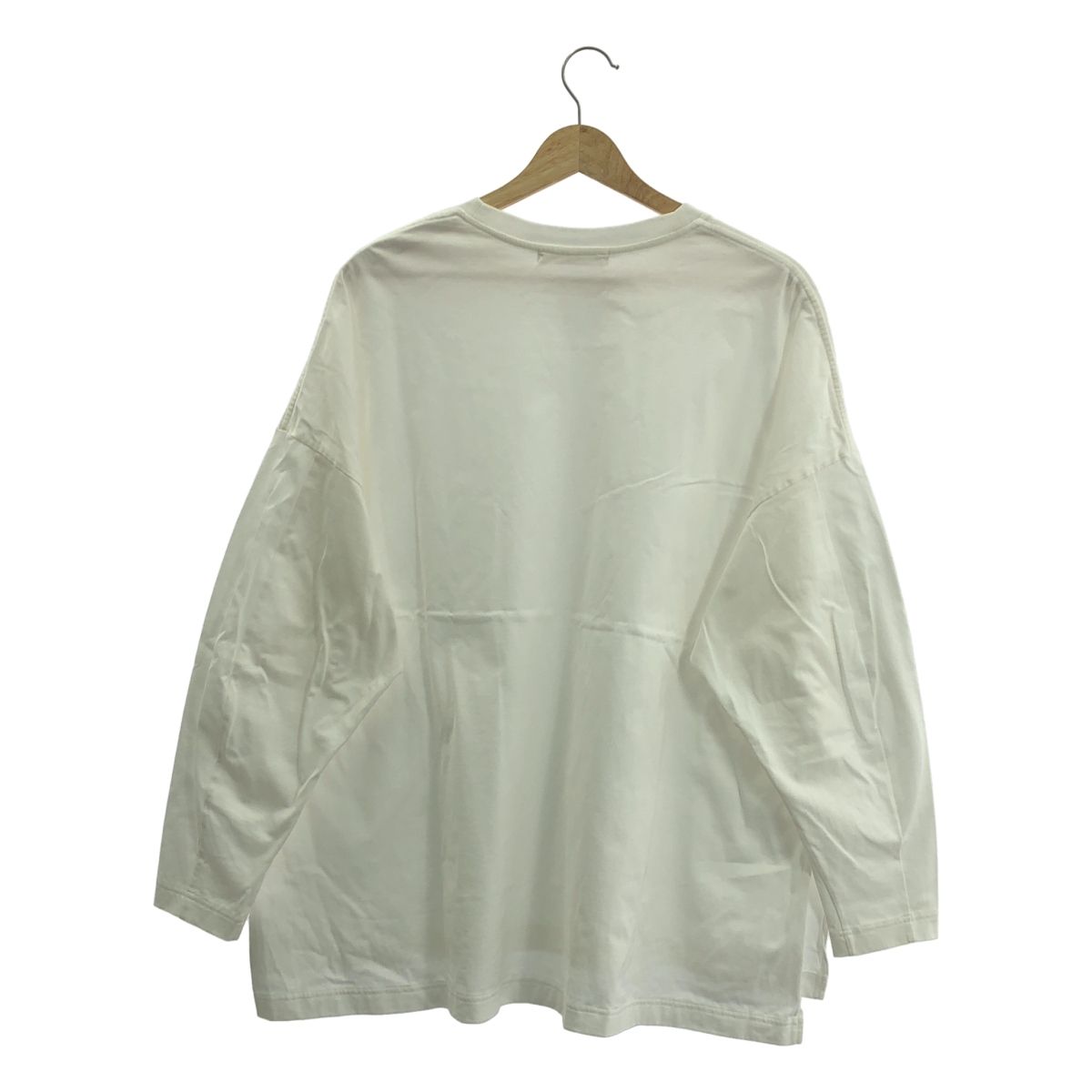 pon　lohen ローヘン ボキシーラインビックロンT WHITE LOHEN / ローヘン | ボキシーラインビックロンT スリット