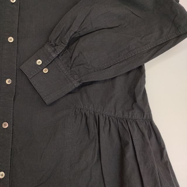 【美品】北欧暮らしの道具店 洗いざらしで着られるサイドギャザーブラウス 白M 洗いざらしで着られるサイドギャザーブラウス - 北欧、暮らしの