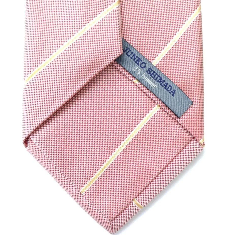 w^)b ジュンコシマダ JUNKO SHIMADA 英国式 ストライプ レジメンタル