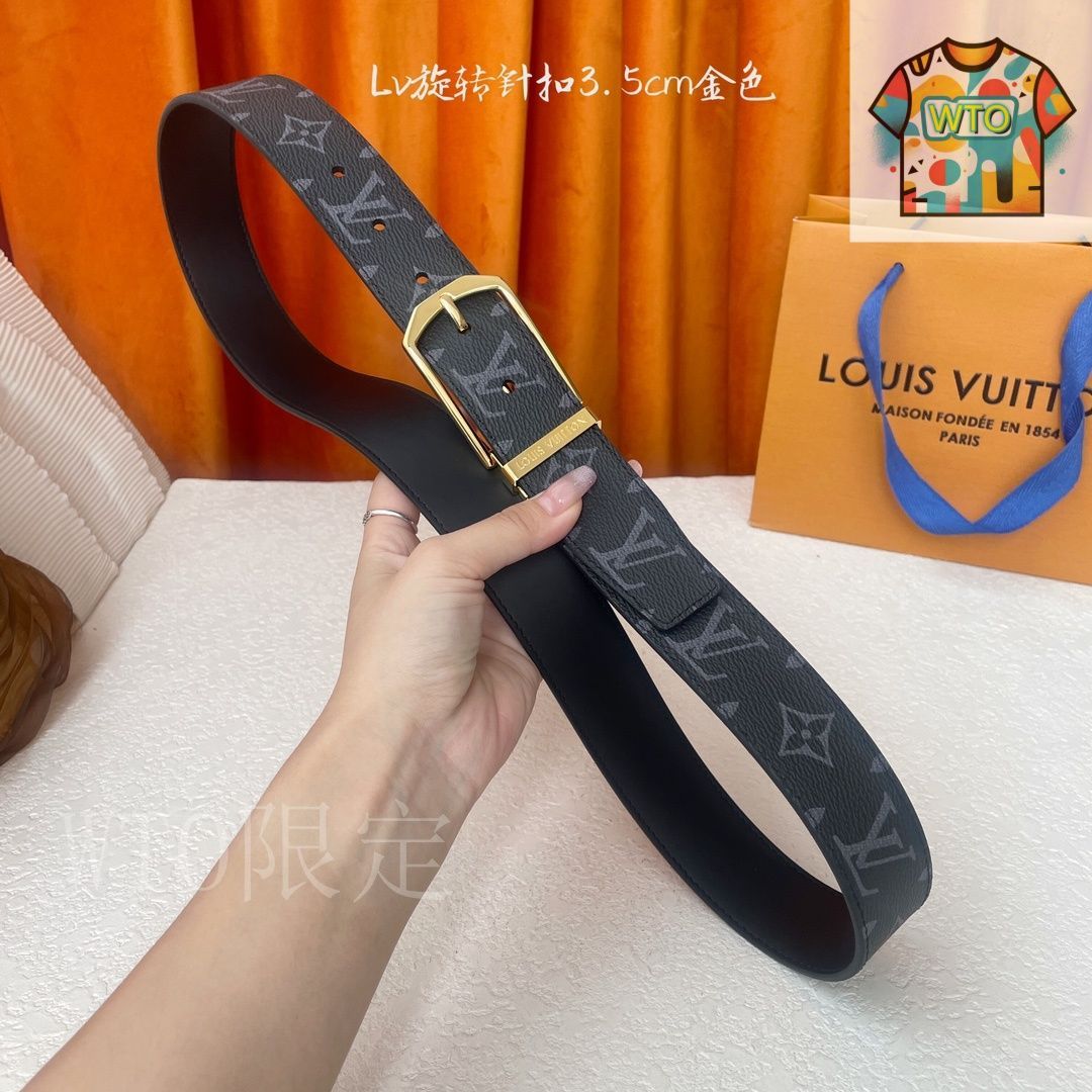 今日特価】Louis Vuitton ルイヴィトン レザーベルト-3 - メルカリ