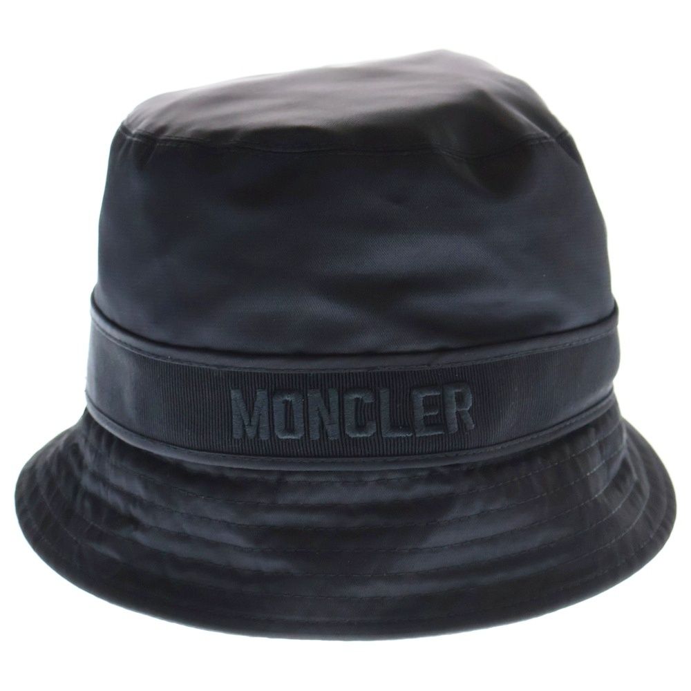 モンクレール 定番フエルトロトロゴ ナイロンBOBハット 22SS MONCLER (モンクレール) 24SS ロゴテープ ナイロン バケット