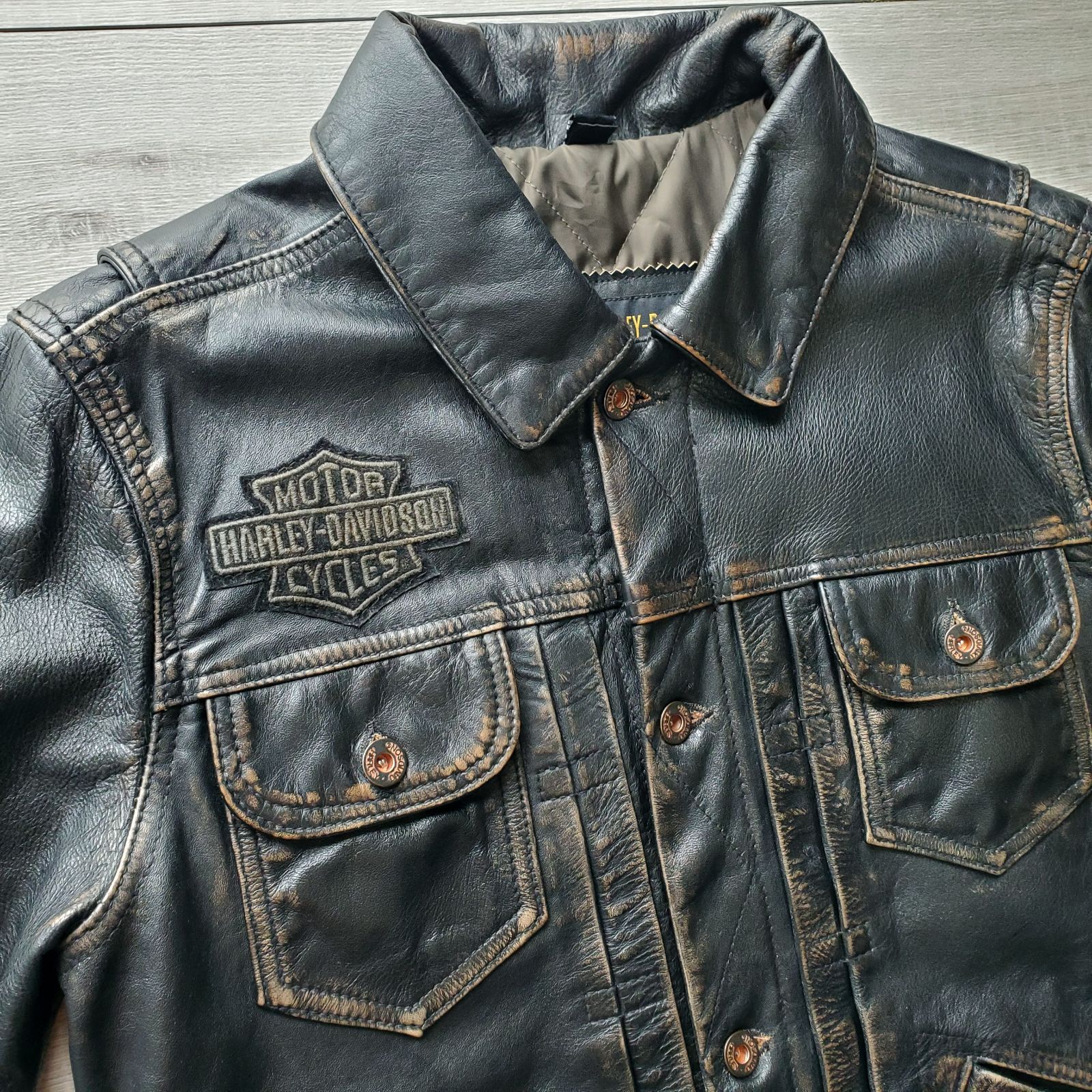 ハーレーダビッドソン　ヴィンテージジャケット Harley Davidson ハーレーダヴィットソン□美品 2018年 JACKET