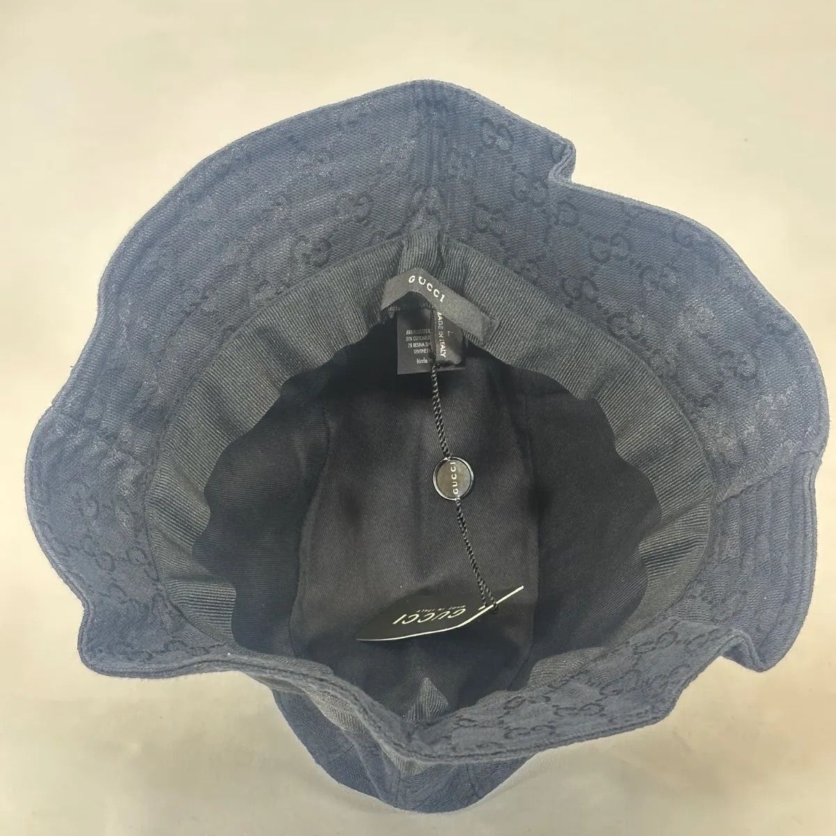美品】GUCCI グッチ GGキャンバス バケットハット Lサイズ 帽子