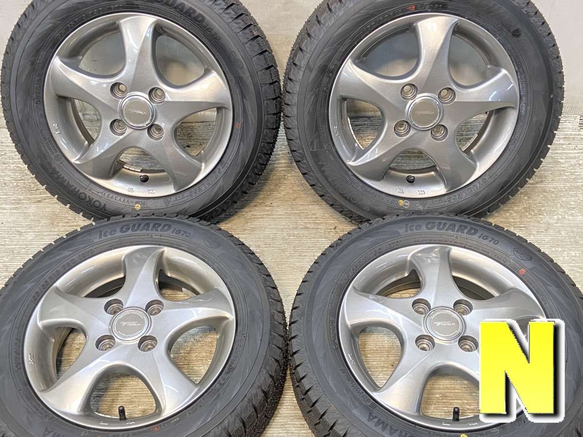 155|65R13 ヨコハマ アイスガード iG70 トップラン 13x4.0 45 100-4穴 タイヤ スタッドレスタイヤ ホイールセット 4本セット w13251003952