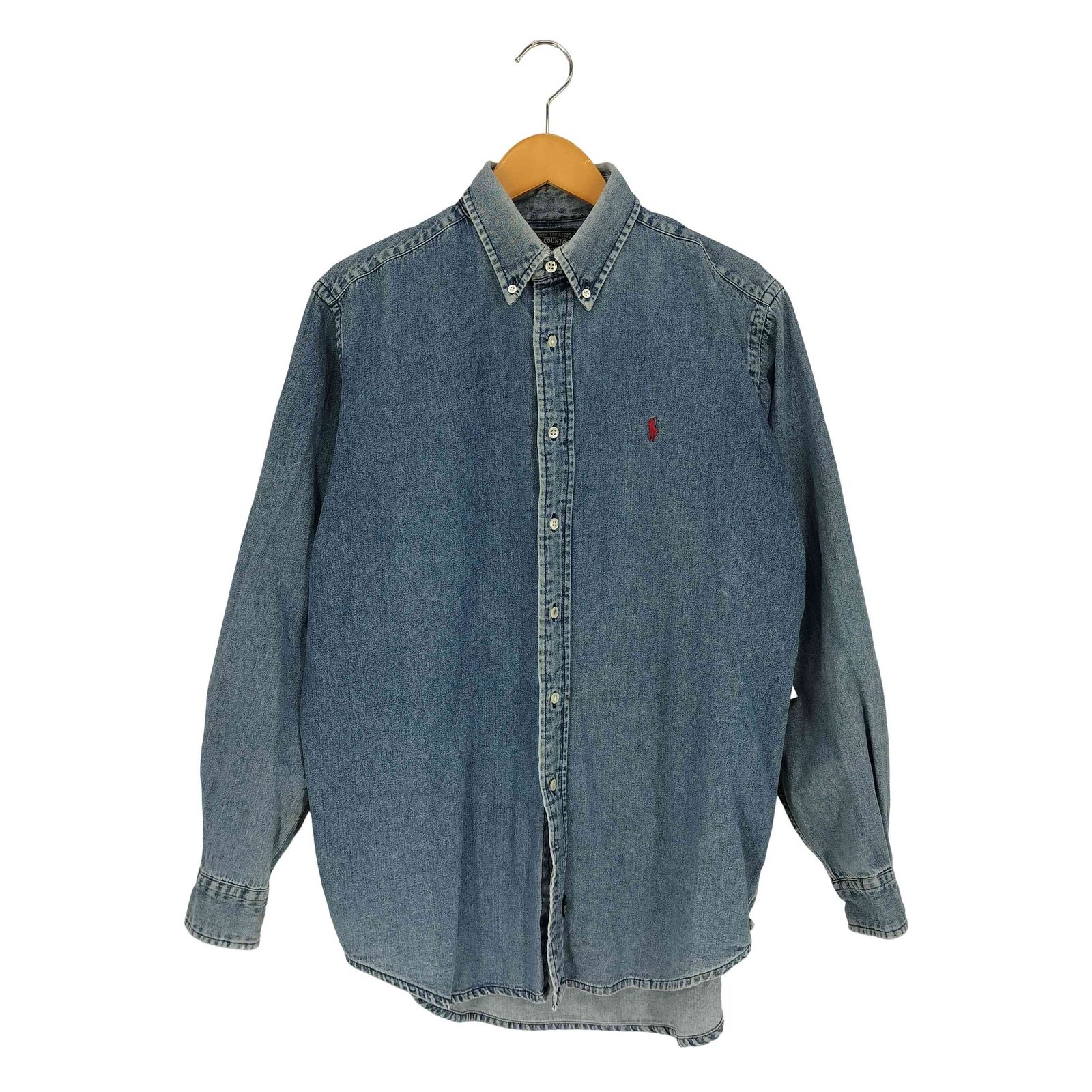 ラルフローレン ポロカントリー デニムシャツ L 90s POLO COUNTRY RALPH LAUREN Denim Shirt L / ラルフローレン ポロ
