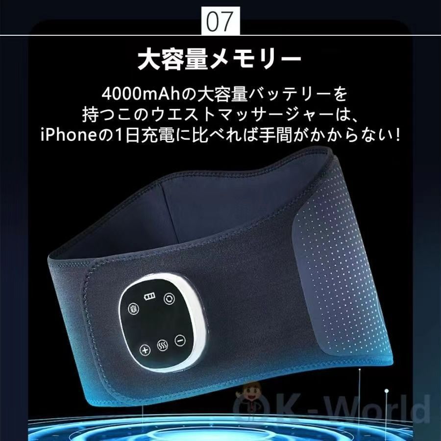 電熱腰サポーター