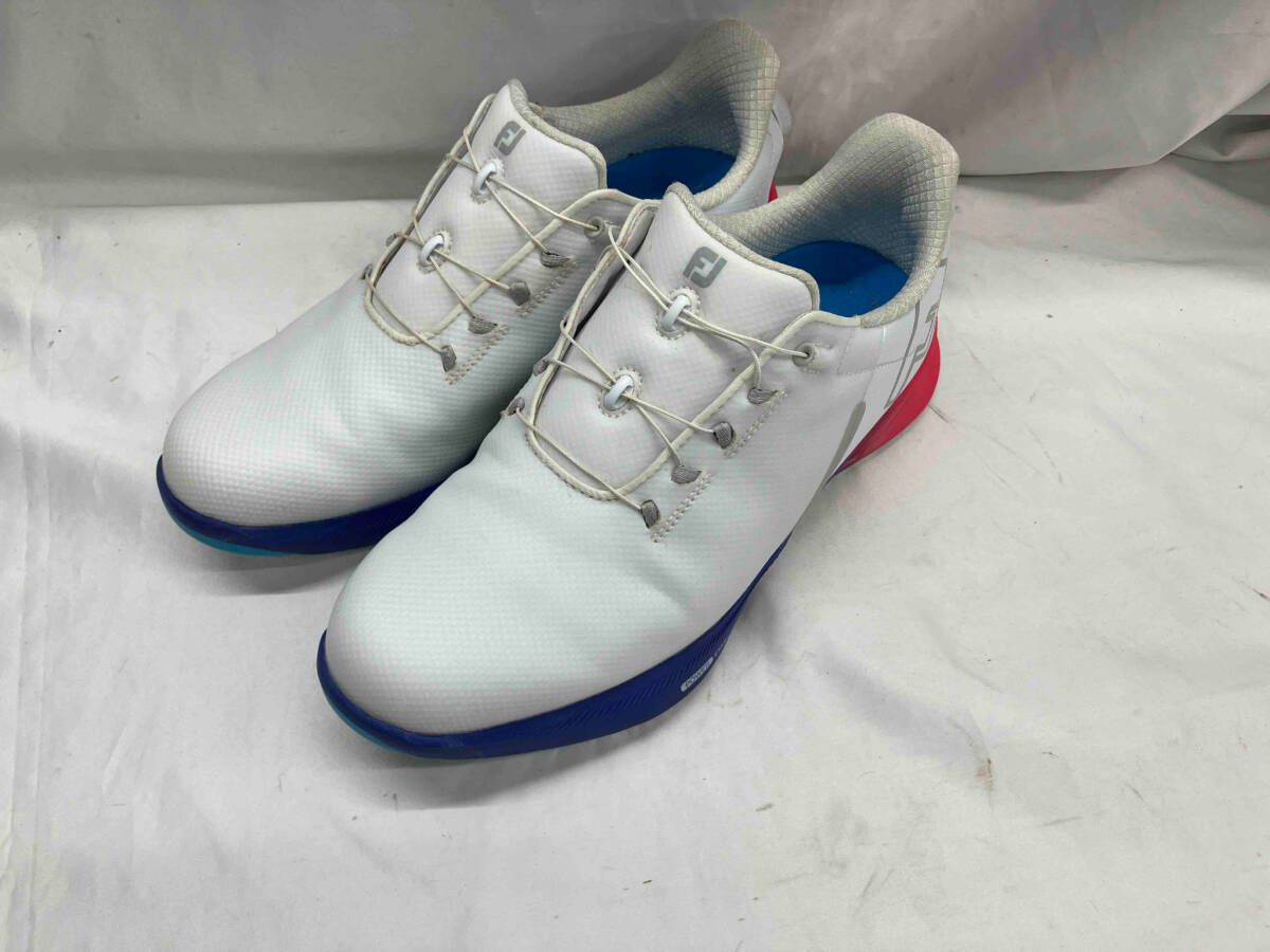 BOAシステム ゴルフシューズ 女性用 ホワイト/ネイビー フットジョイ（FOOTJOY） eコンフォート Boa ソフトスパイク