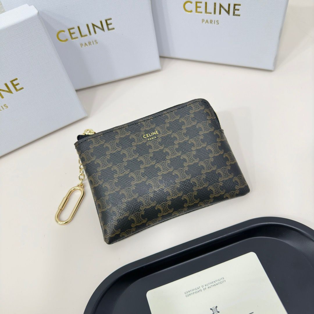 超美品✨CELINE Chanel シャネル財布 ファスナー式開閉 男女兼用