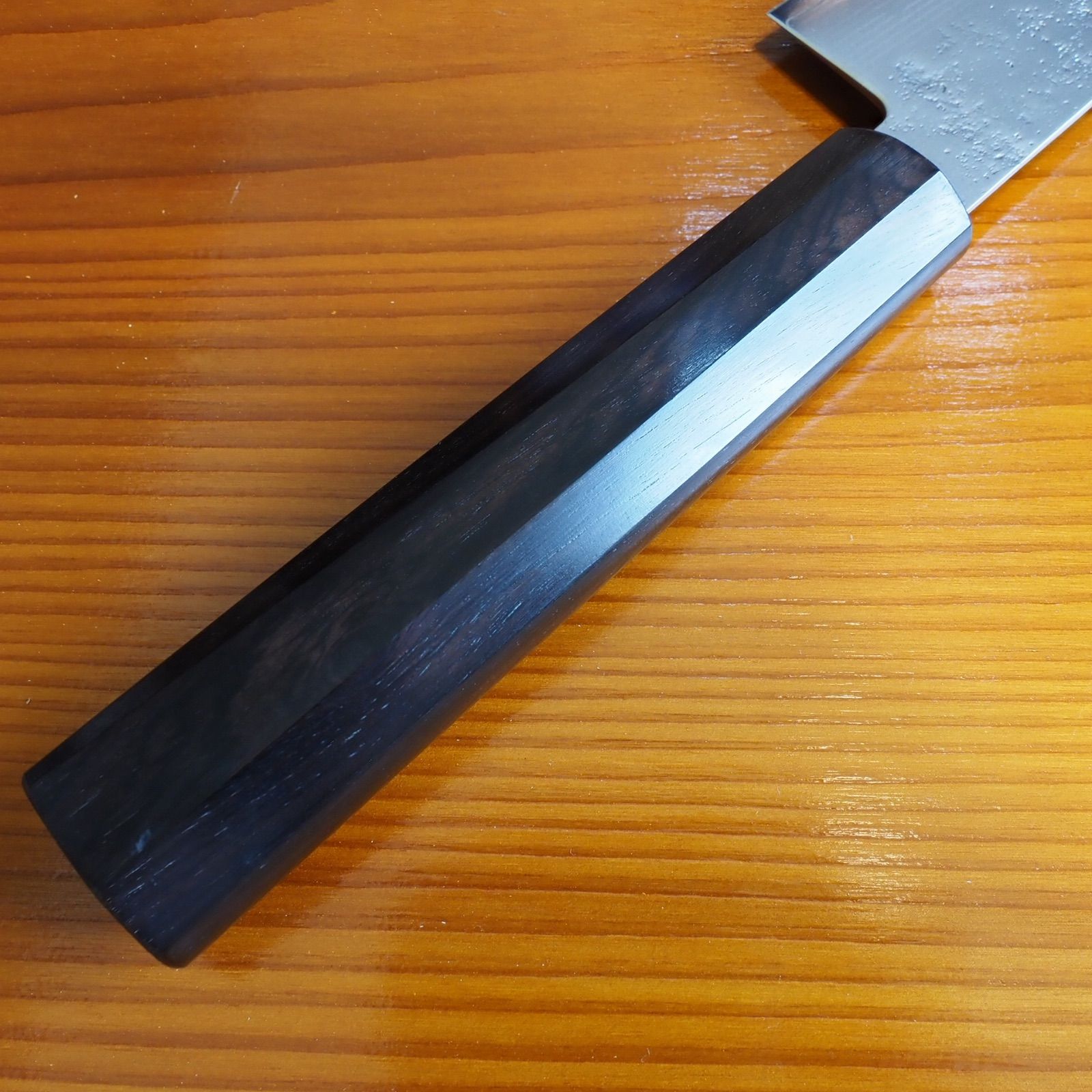 至高】堺孝行 VG10 梨地 和牛刀 210mm 黒檀八角柄 両刃 日本製 包丁