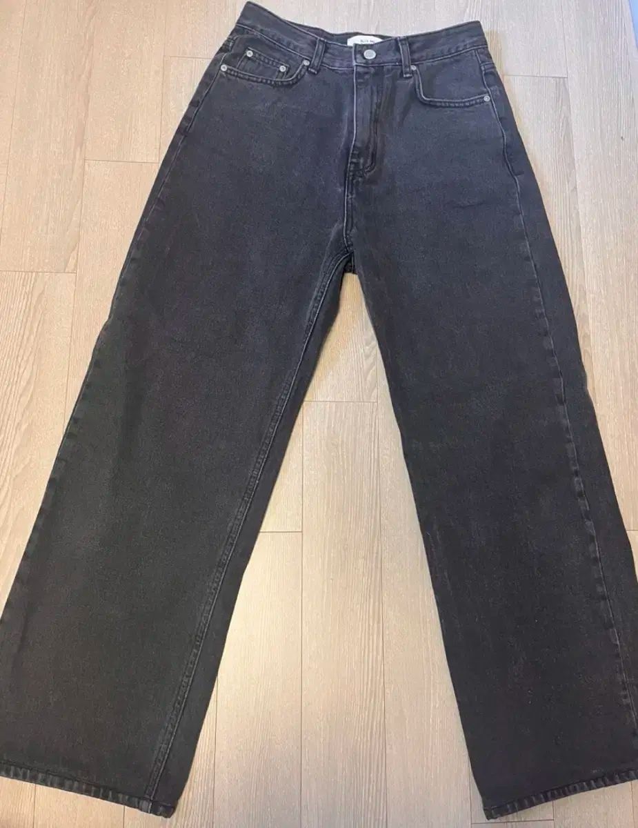 ブルーブリック ワイド デニム DARK GREY サイズ2