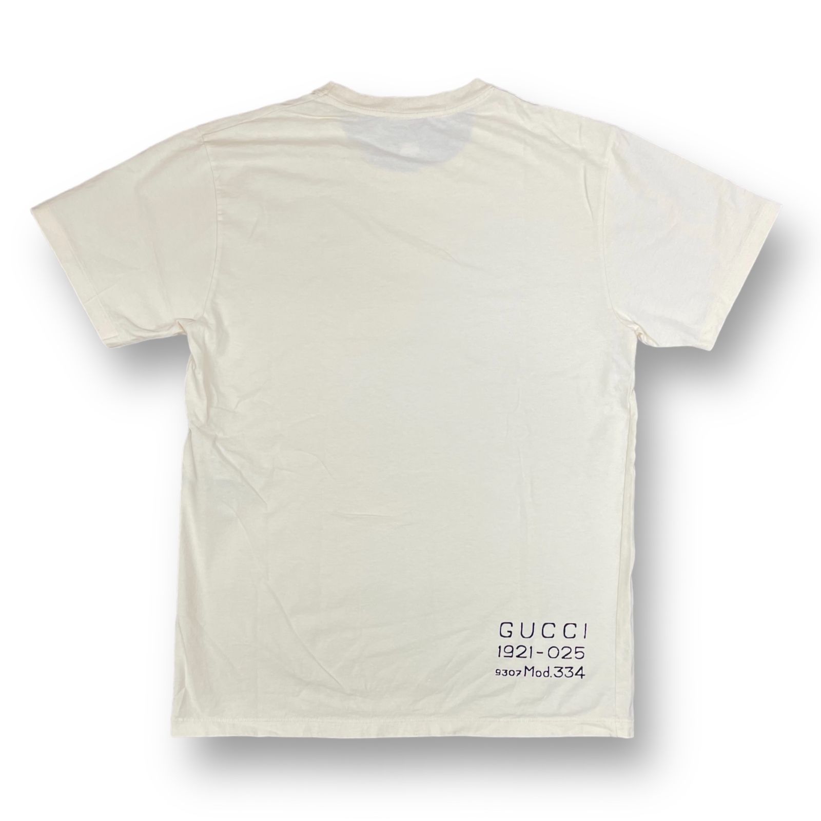 国内正規 美品 GUCCI 19AW コットン プリント クルーネック Tシャツ