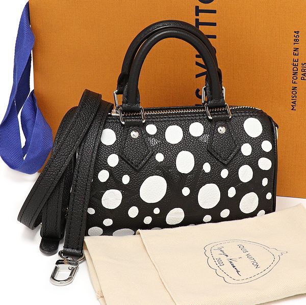 未使用 ルイヴィトン×草間彌生 LV×YK ナノ スピーディ M81910