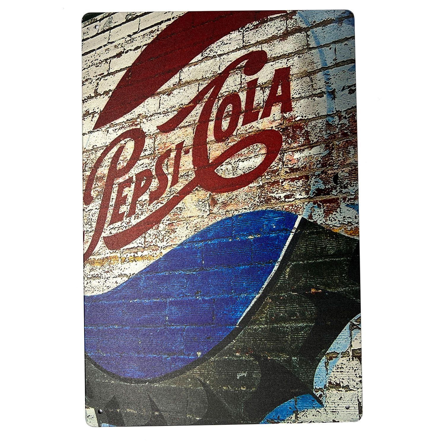 ペプシコーラ　ブリキ看板　ヴィンテージ　当時物 ブリキ看板 ペプシコーラ インテリア Pepsi アメリカン雑貨