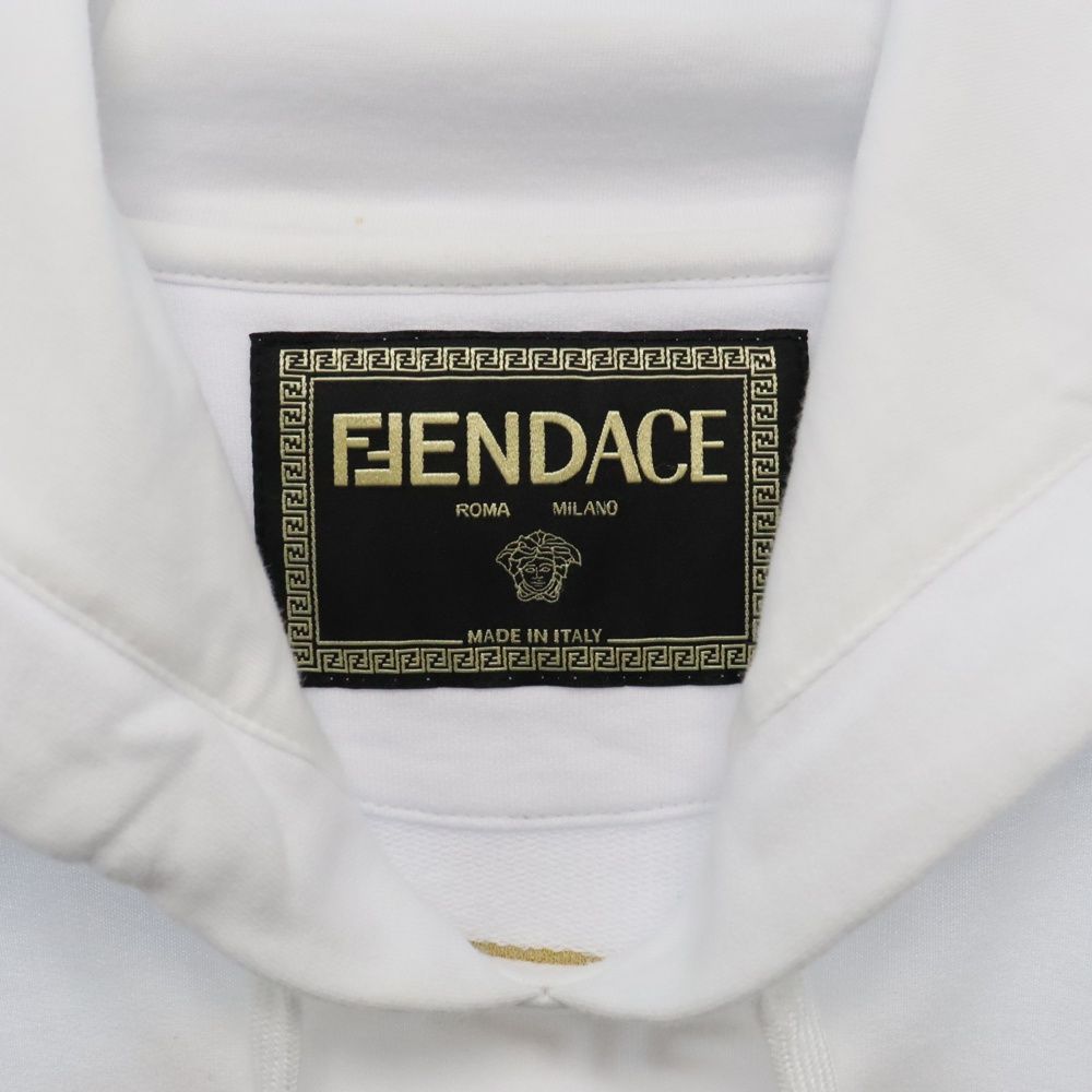 FENDI (フェンディ) × VERSACE FENDACE LOGO HOODIE