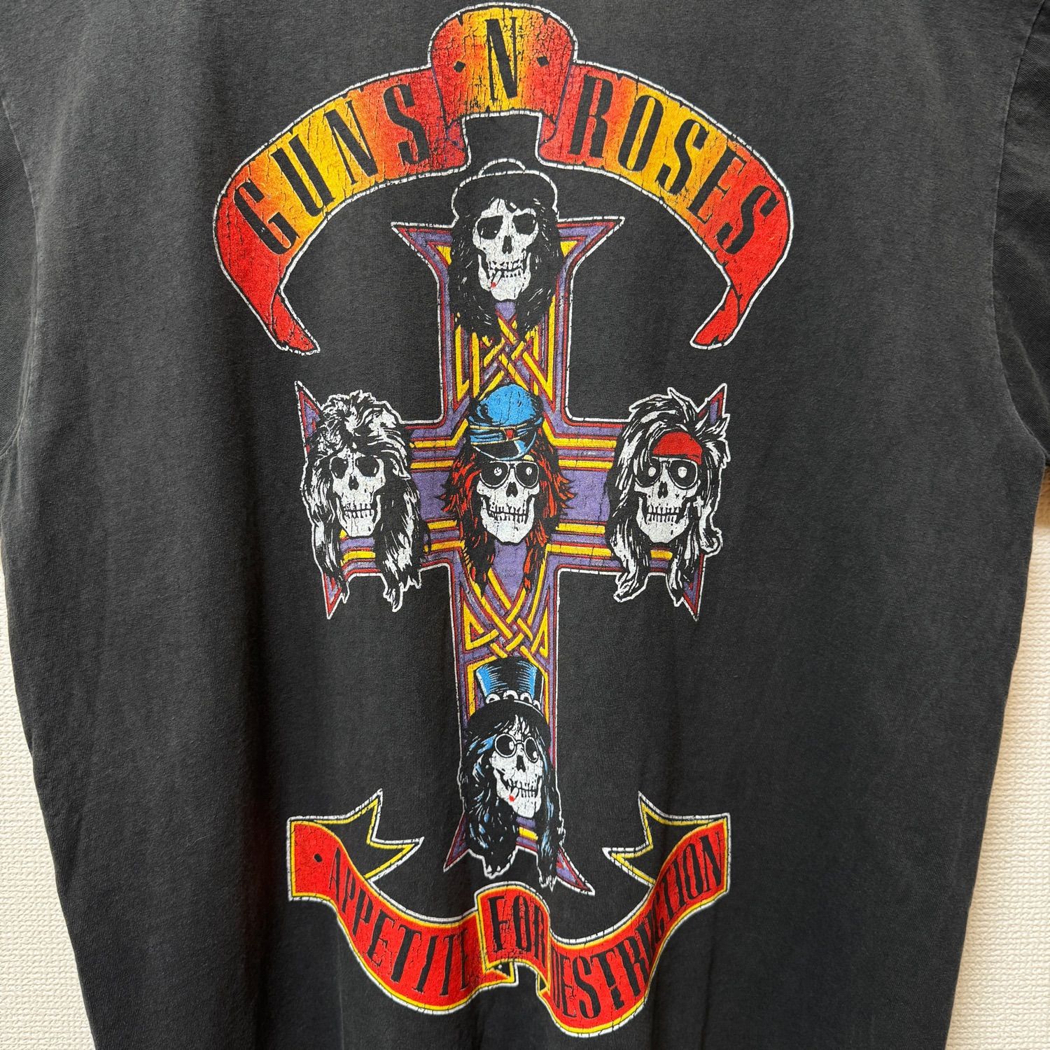 ガンズ・アンド・ローゼズ Tシャツ XLサイズ ブラック 90s USA製