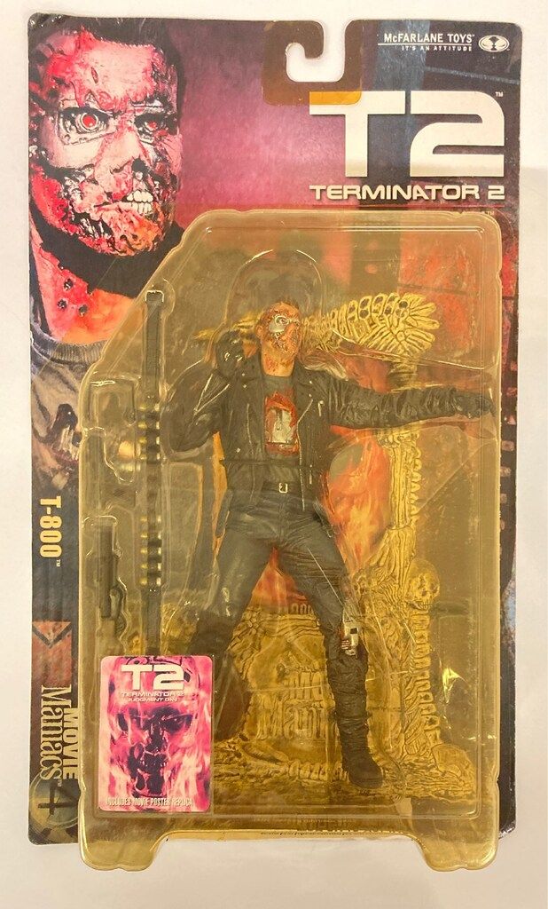McFarlane Movie Maniacs T-800 Terminator 2 Serie 4 Arnold