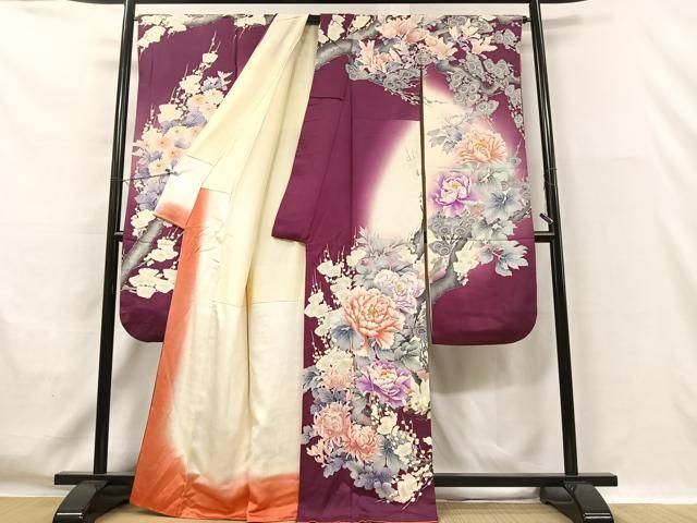 専用ページ振袖 正絹 上品な華やかさ 色味の良い花 袷 着物 U-1567 専用ページ振袖 正絹 上品な華やかさ 色味の良い花 袷 着物 U-1567
