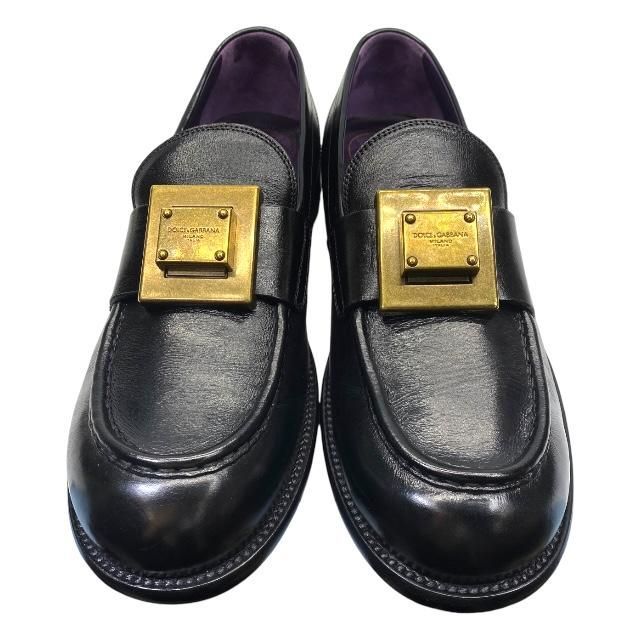 DOLCE & GABBANA レザーモカシン メンズレザーローファー＆モカシン | ドルチェ＆ガッバーナ®