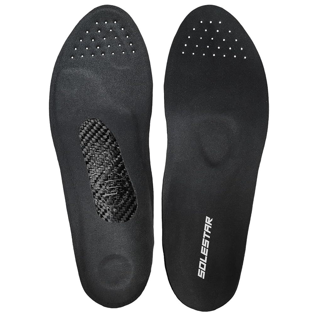 SOLESTAR ソールスター 自転車用 BLK2-37 インソール ブラック2 サイズ37 幅8.0cm 長さ23.5cm