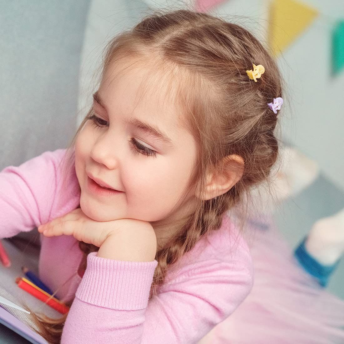 シンプルなヘア セット