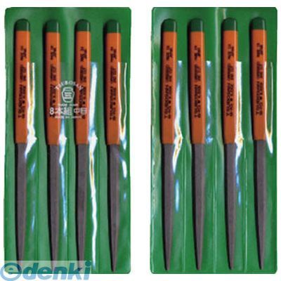 7営業日以内発送 ツボサン HM00802 組ヤスリ 8本組 腹丸 中目 沖縄離島販売不可