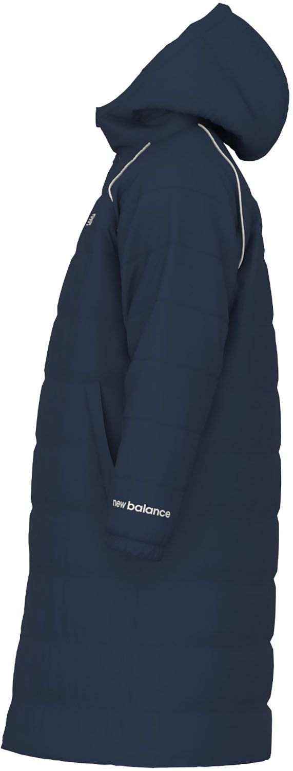 ニューバランス New Balance 53 パデッドコート ロング メンズ ロングコート 防寒 保温性 暖かい スポーツ観戦 移動着 丈長い ポリエステル 上着 アウター 部活 クラブ AMJ53173 NNY NBネイビー LLC-HASEGAWATOSO_COM
