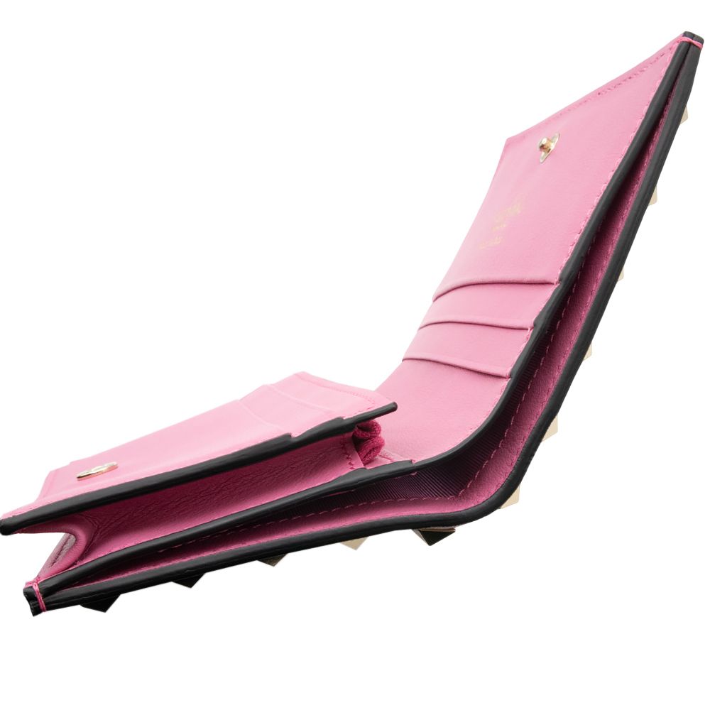 ヴァレンティノ ガラヴァーニ ロックスタッズ スモール ウォレット 二