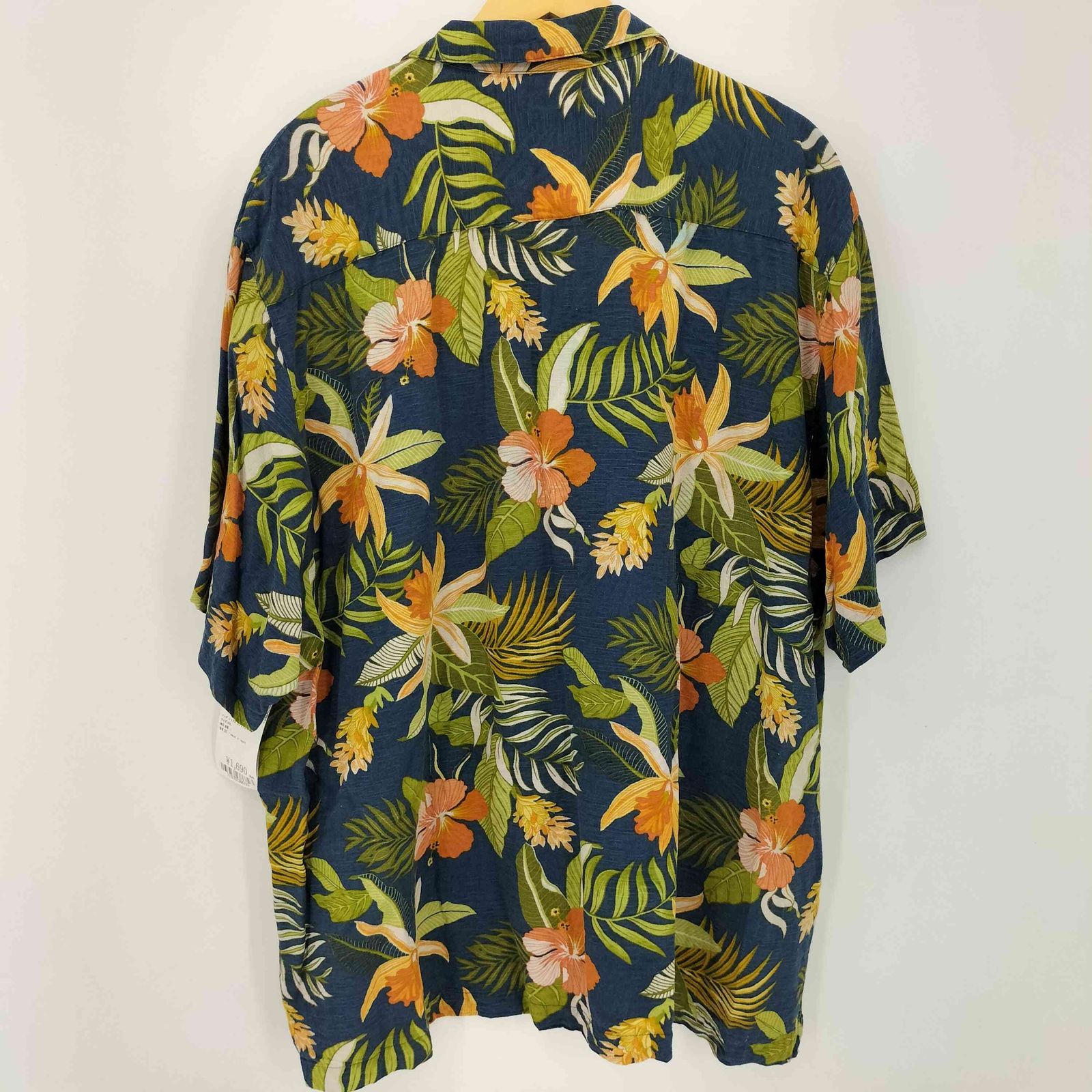  Bahama トミーバハマ オープンカラーシャツ アロハ シルク ⑥ 古着 Tommy Bahama トミーバハマ シルク 花柄 半袖 オープン
