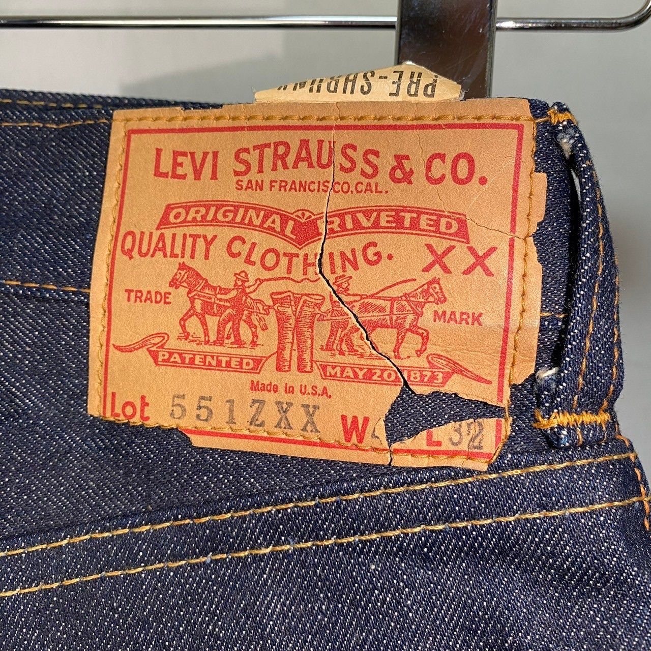 スペシャル 50s ビンテージ LEVIS 551ZXX デニムパンツ 未使用 W40 