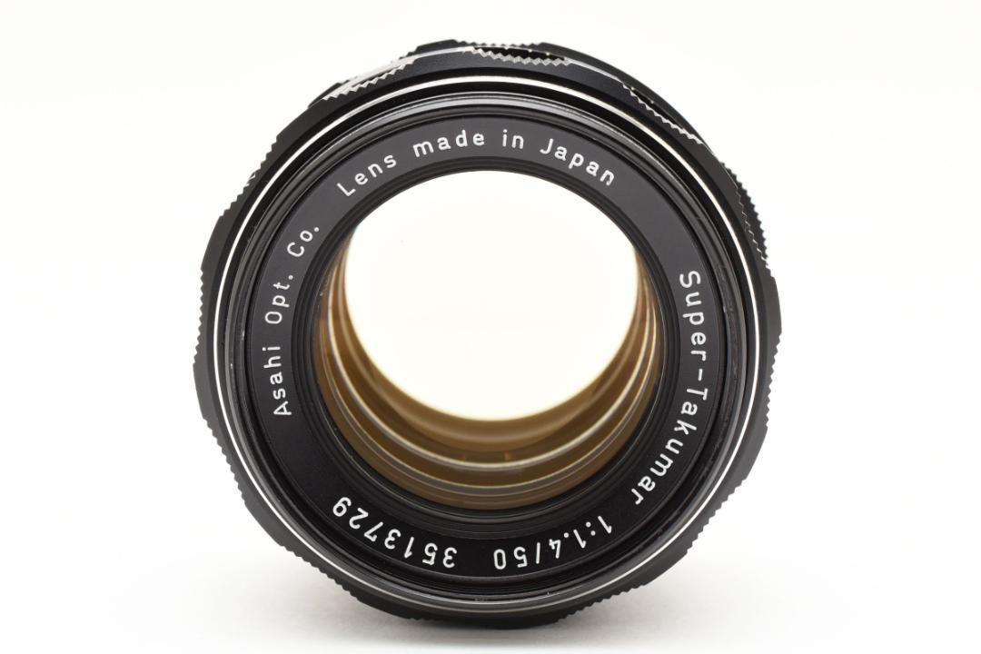Super Takumar 50mm F1.4 黄変なし フード付 Y100 トップ Super