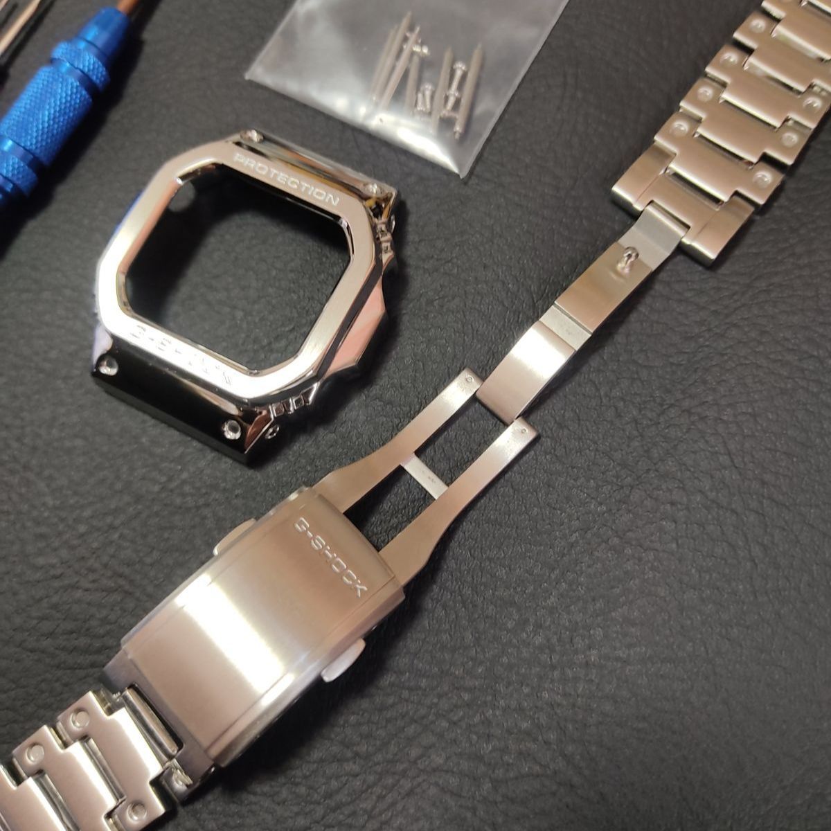 G-SHOCK 未使用　メタルベルベゼGW-M5600 5610 カスタム G-SHOCK 5610シリーズ用 メタルカスタム ベゼル＆バンドセット GW