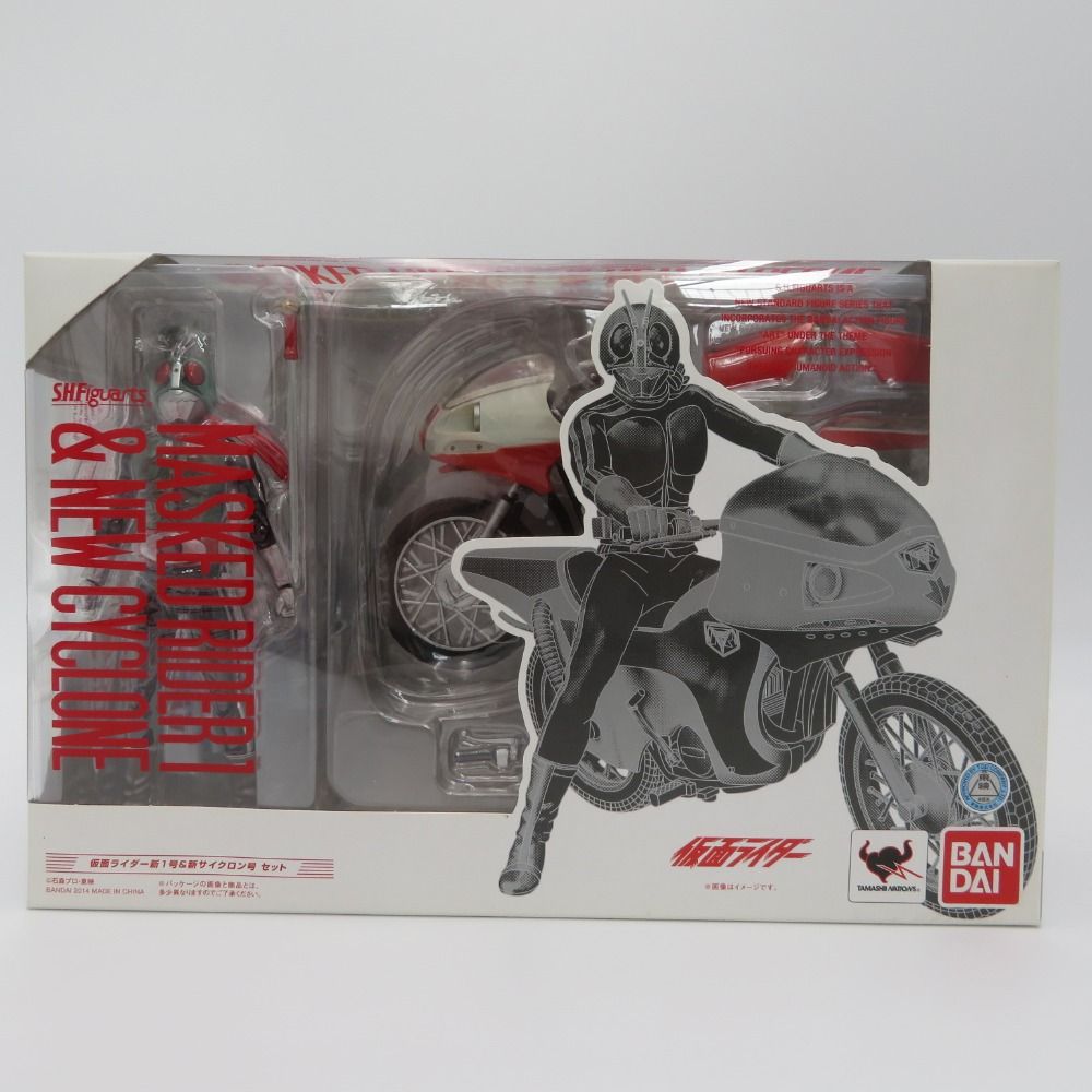 【未開封】S.H.Figuarts仮面ライダー新1号＆サイクロン号セット レビュー】 バンダイ S.H.Figuarts 仮面ライダー新1号＆新