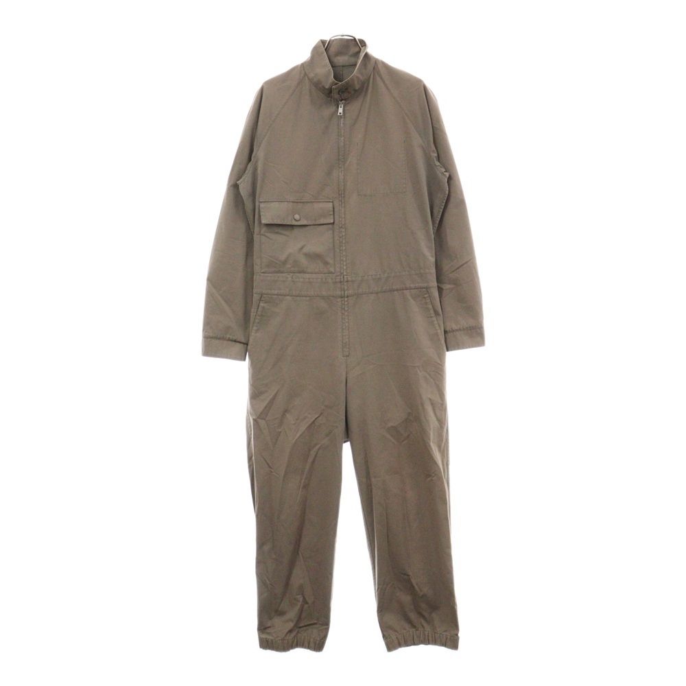 PRADA (プラダ) 18SS ハーフジップアップ コットン ジャンプスーツ ツナギ オーバーオール グレー SGN733