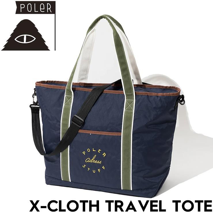 POLeR × adress ポーラー アドレスコラボ X-CLOTH TRAVEL TOTE トートバッグ ゴルフバッグ 253MCV0158 日本代理店正規品