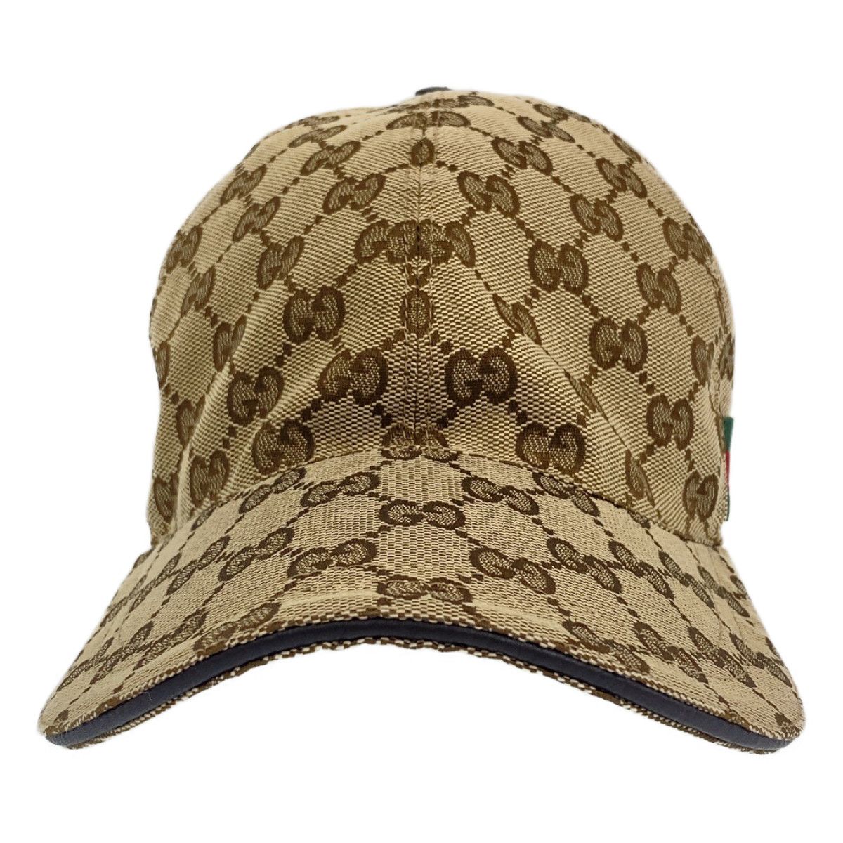 美品 GUCCI グッチ シェリーライン GG柄 ベージュ 赤 緑 GGキャンバス  