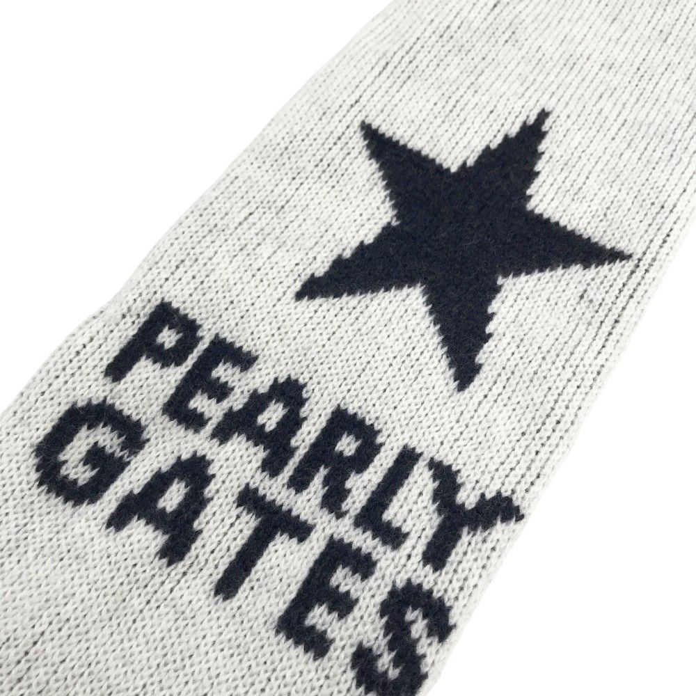 PEARLY GATES 星柄 レッグウォーマー PEARLY GATES パーリーゲイツ ニット レッグウォーマー 星