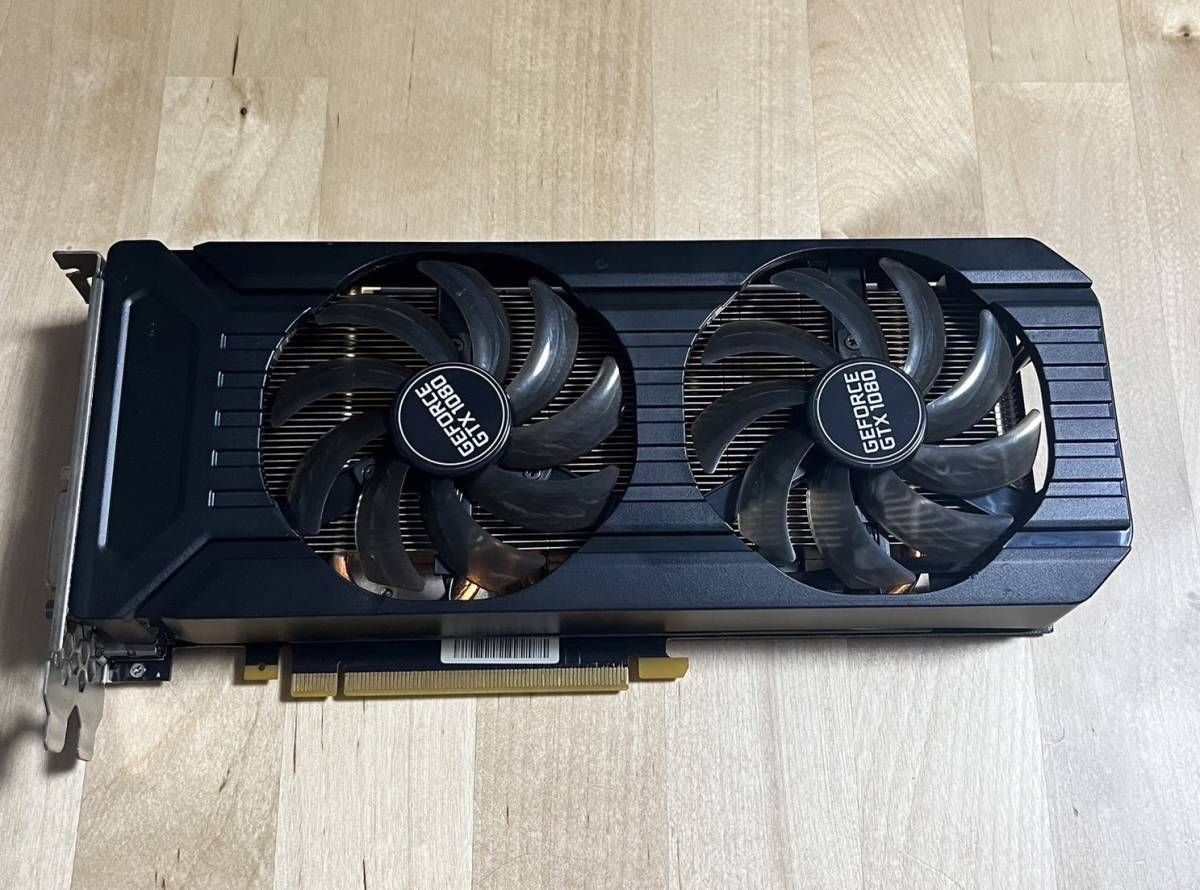 【動作OK♪】GEFORCE GTX1080 DUAL 8GB DDR5X ビデオカード／グラフィックボード