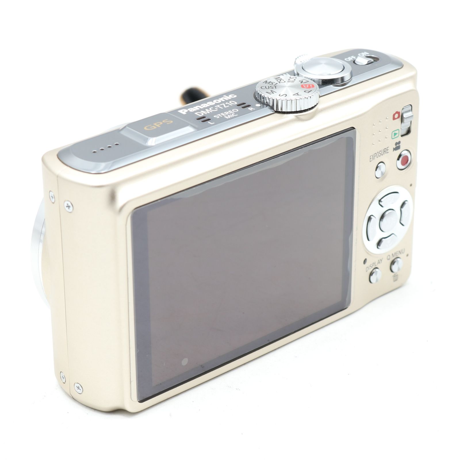 パナソニック デジタルカメラ ルミックス ゴールド DMC-TZ10-N