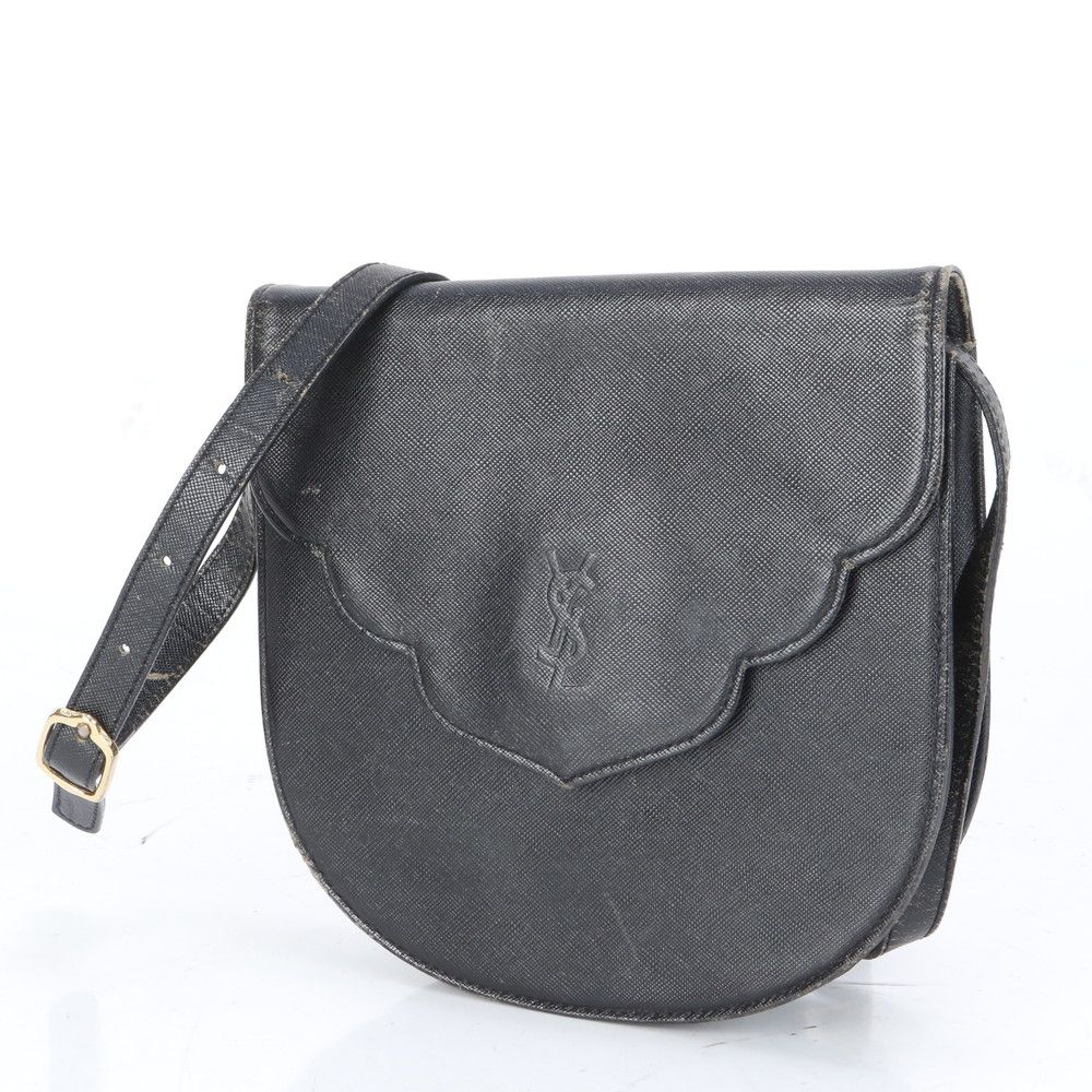 美品 YSL イヴ サンローラン レザー ショルダーバッグ 肩掛け