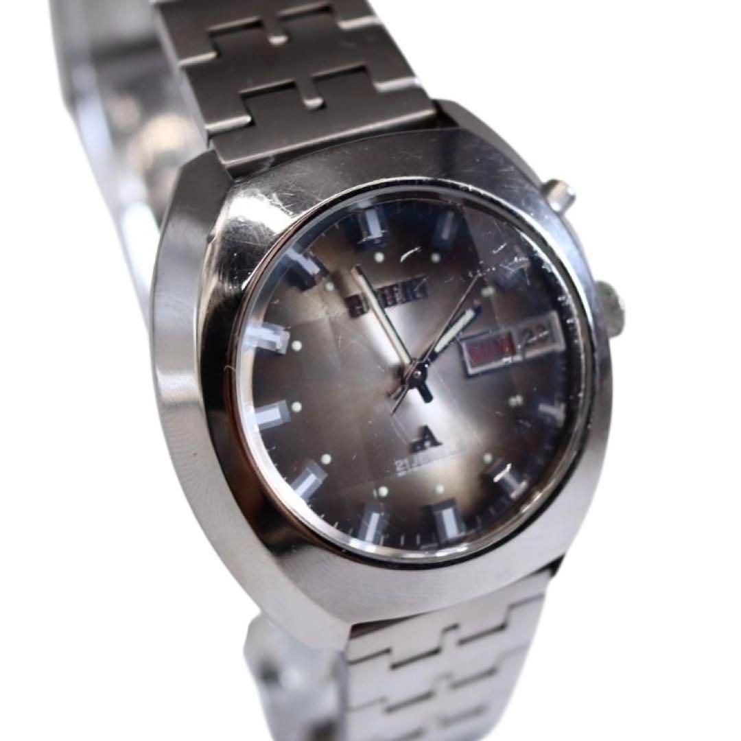 ORIENT オリエント クロノエース 復刻 自動巻き 腕時計 9面 カット ガラス ステンレススチール シルバー