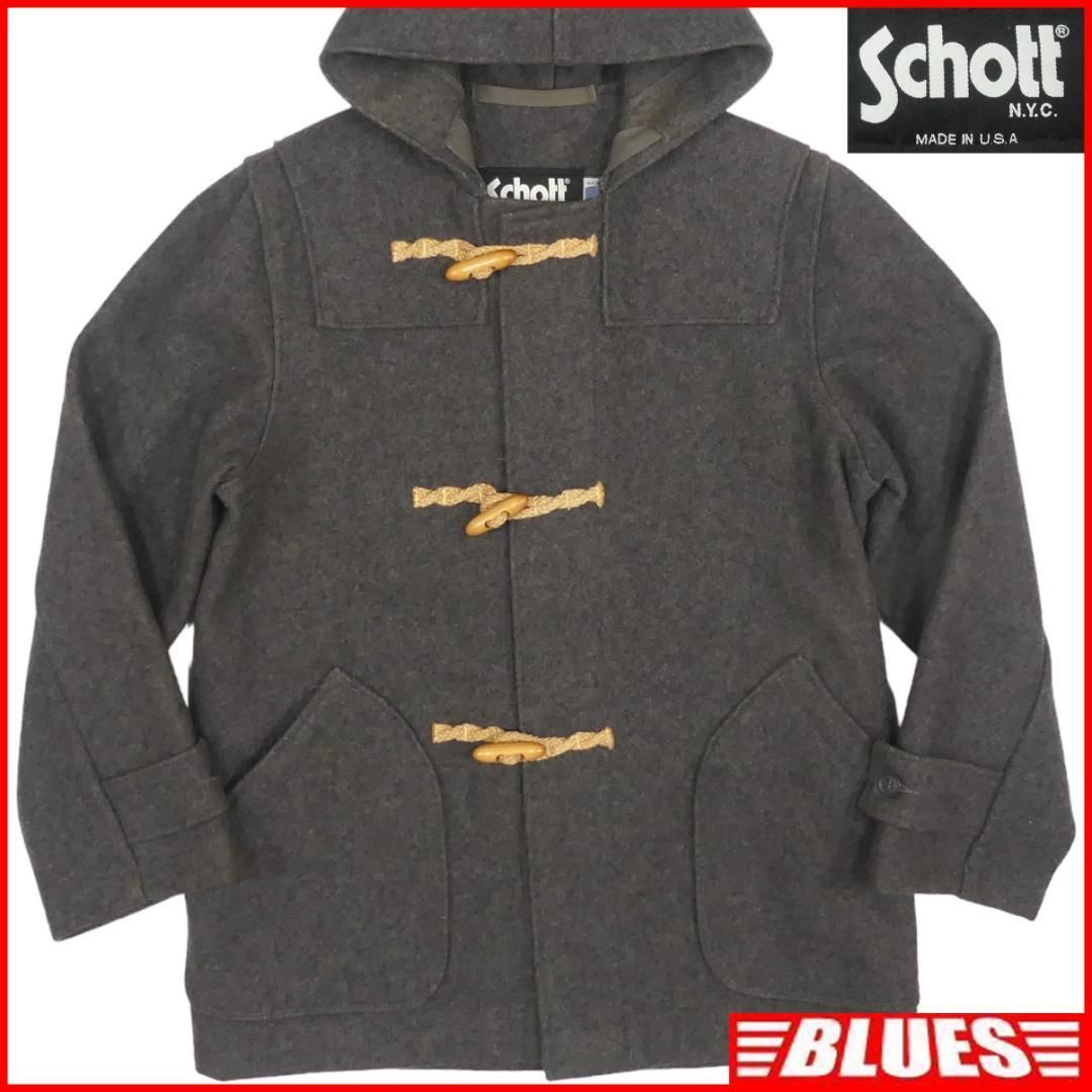 USA製 Schott ショット ダッフルコート ロング S メンズX7161