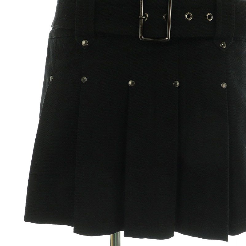 BURBERRY　ロンドン　　ブルーレーベル　ベルト切り替え　プリーツワンピース バーバリーブルーレーベル BURBERRY BLUE LABEL ベルト付き