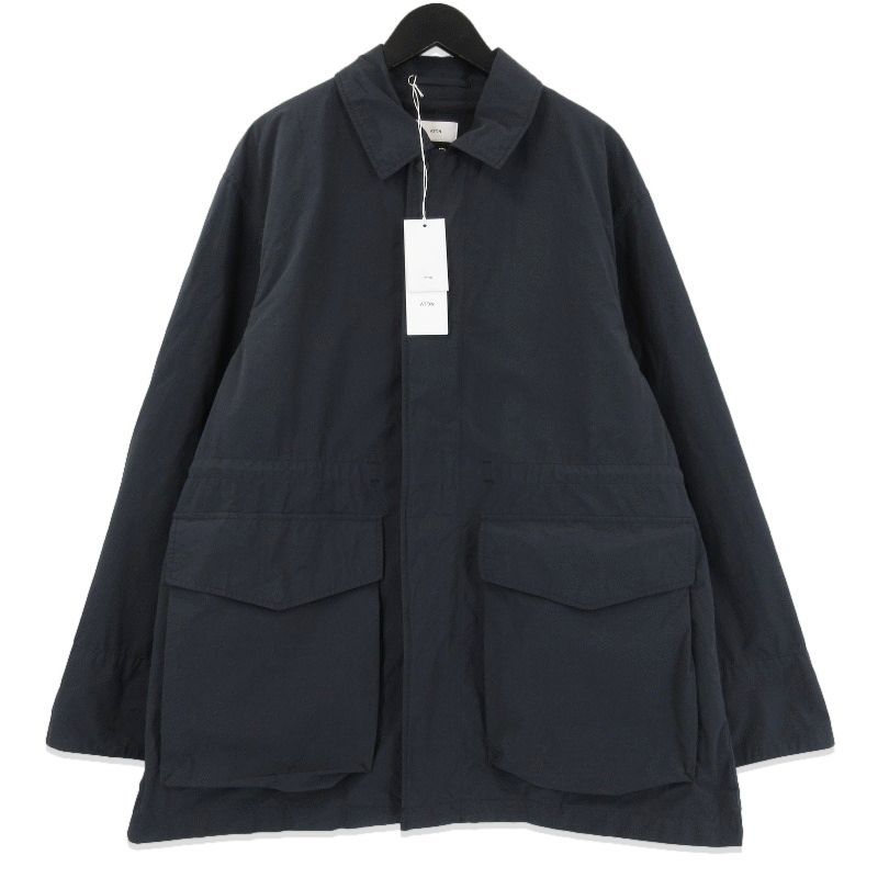 美品 ATON エイトン AIR WEATHER SHORT MODS COAT CM AG CW 0800