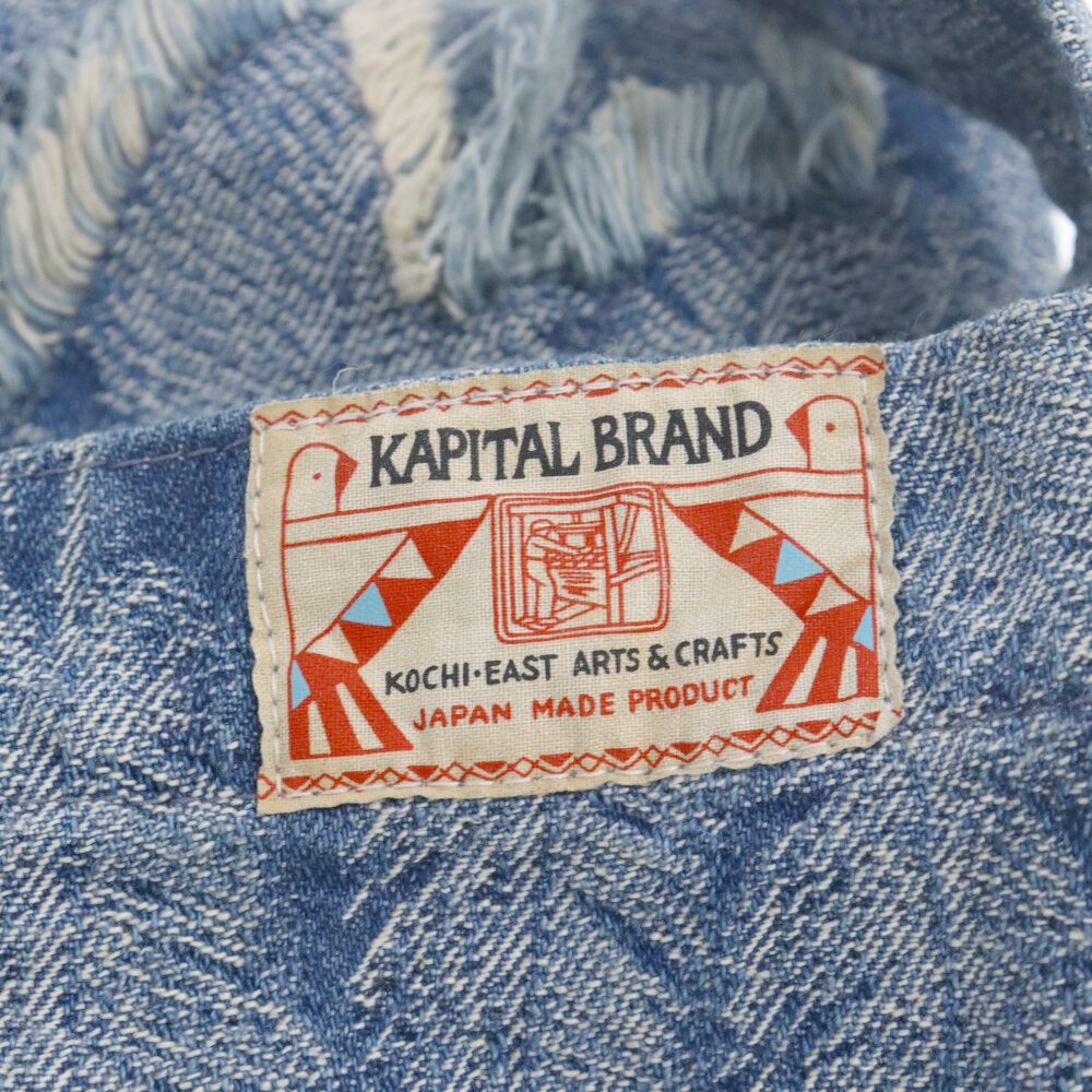 KAPITAL (キャピタル) MAN BLUE TOTE BAGS K2403XB507 12オンス